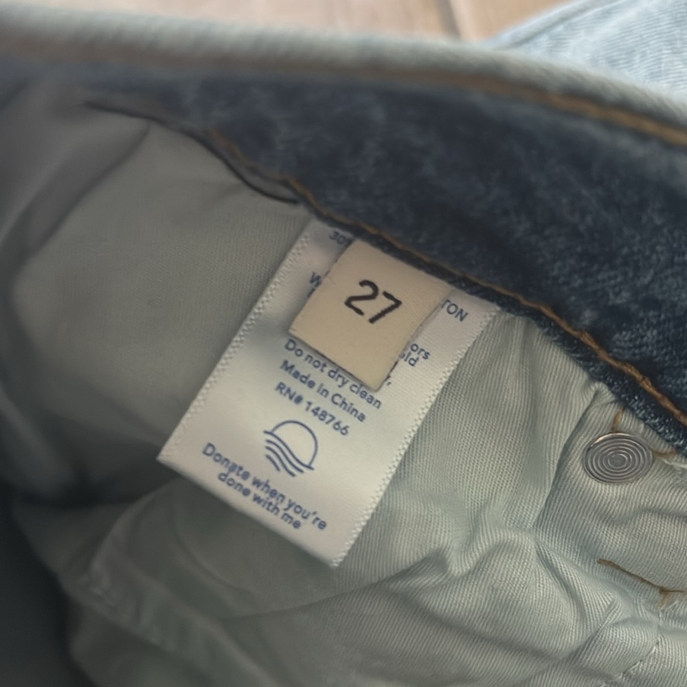 NWT Oliver Logan Blue denim jeans Crosby Size 4/27 - Picture 5 of 8